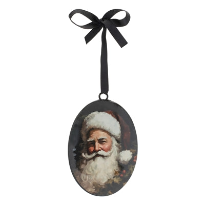 Santa Disc Ornament