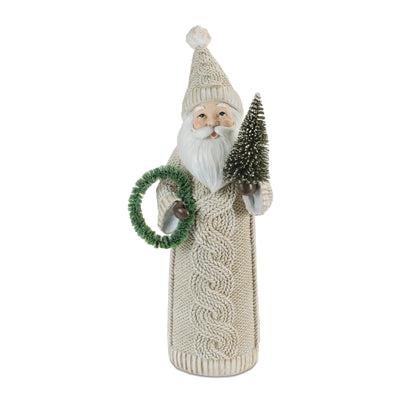 Santa w/Tree and Wreath