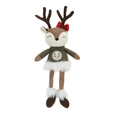 Deer w/Sweater Shelf Sitter