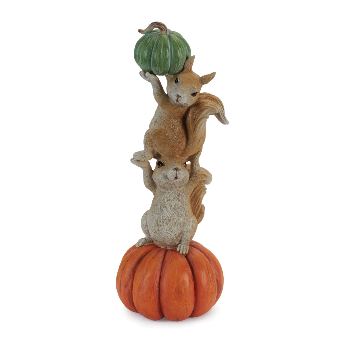 Squirrels w/Pumpkin Stack