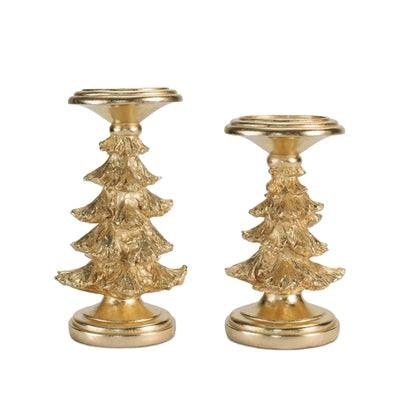 Tree Candle Holder (S/2)