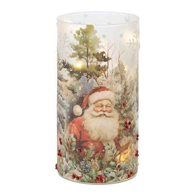 Luminary w/Santa
