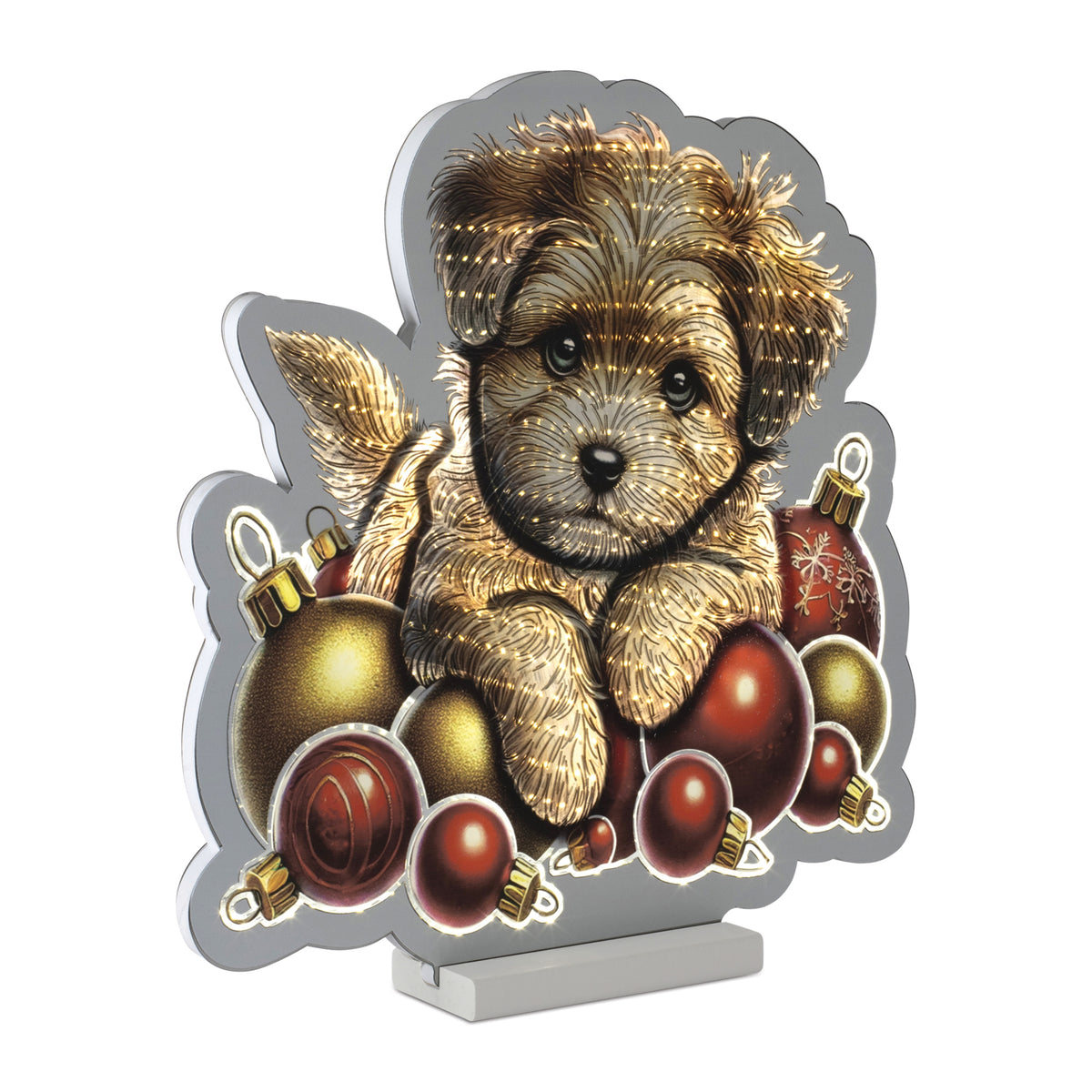 Dog w/Ornaments Ekkolight