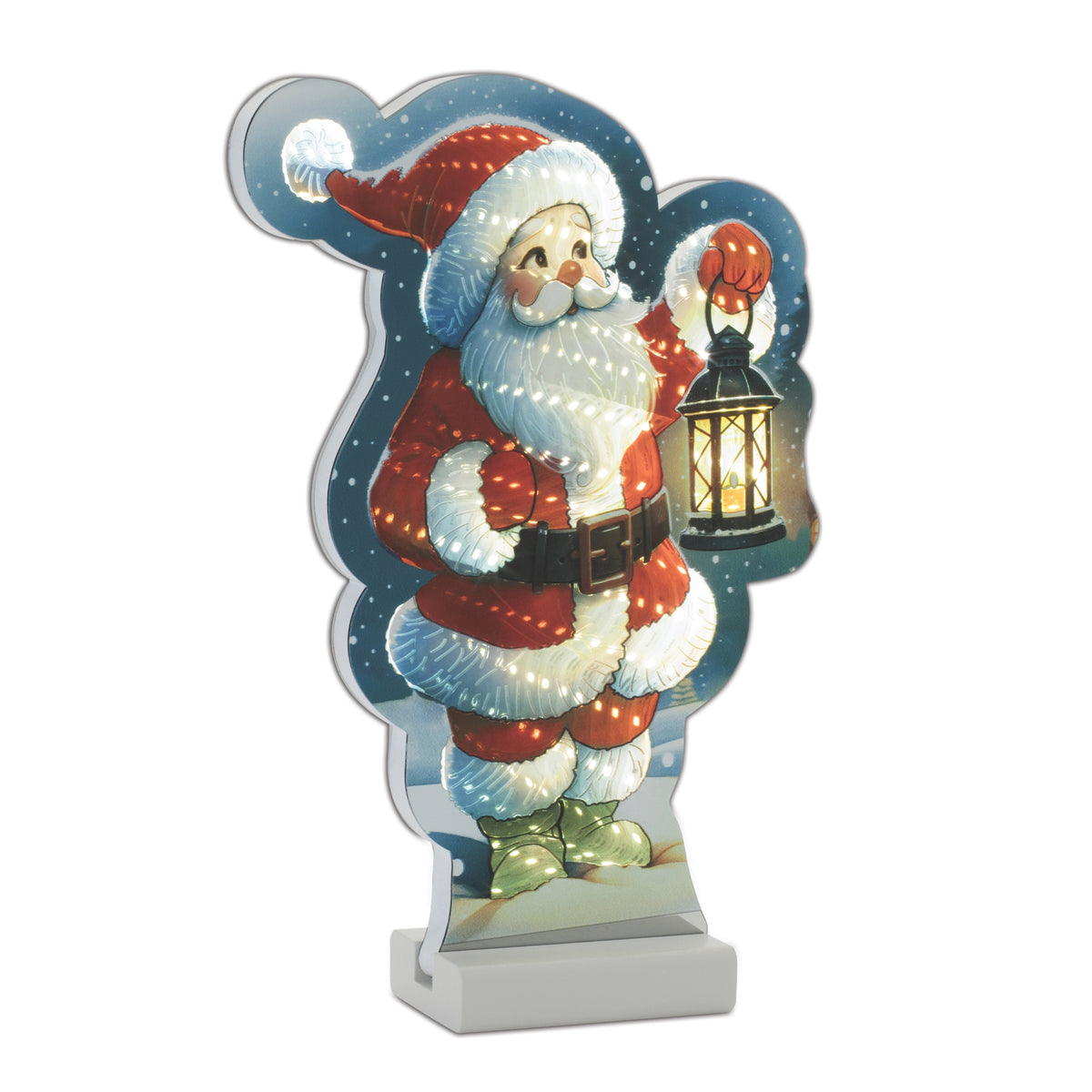 Santa w/Lantern Ekkolight