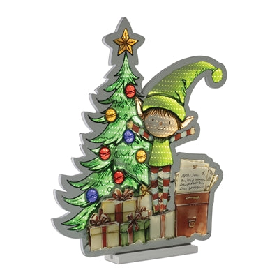 Elf w/Tree Ekkolight