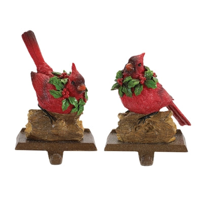 Cardinal Stocking Holder (S/2)