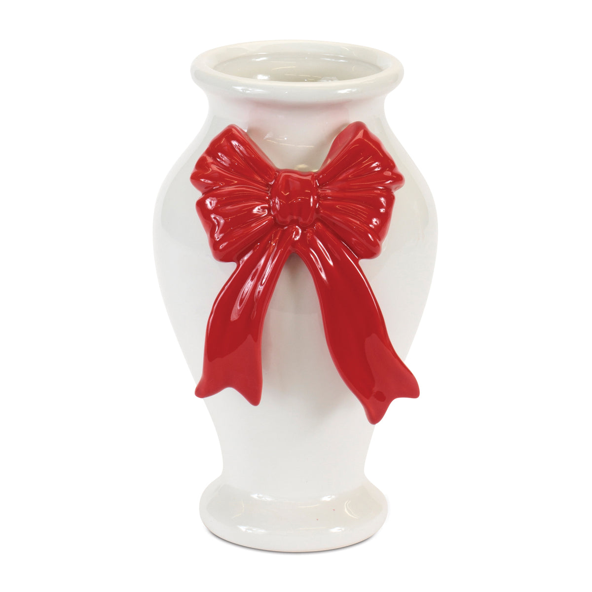 Holiday Vase w/ Bow