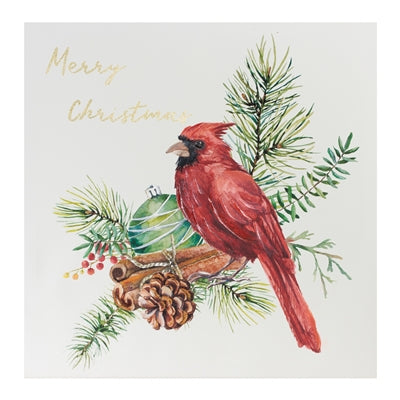 Merry Christmas w/Cardinal Print