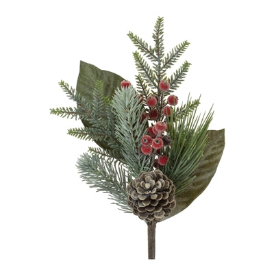 Mixed Pine and Berry Spray
