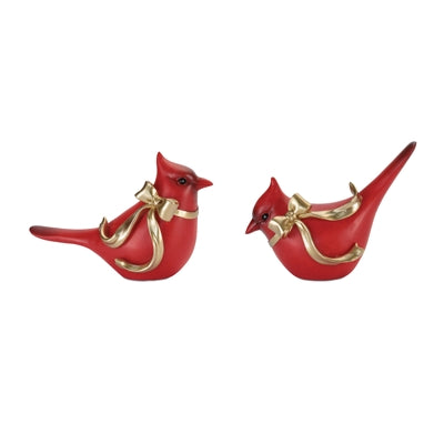 Cardinal w/Bow (S/2)