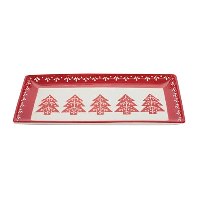 Platter w/Tree Pattern