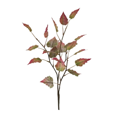 Fall Leaf Spray 27”H Polyester