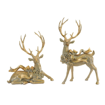 Deer w/Bow (S/2)