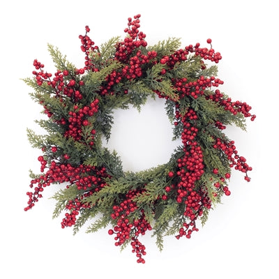 Cedar and Berry Wreath
