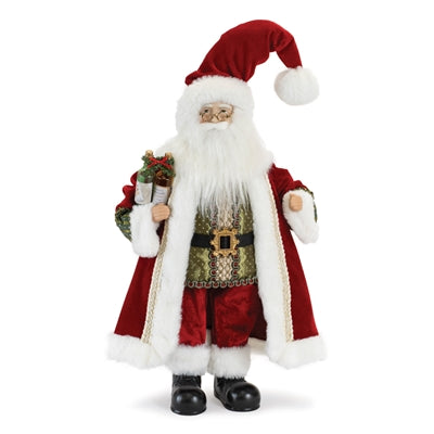 Santa w/Wine Bottles
