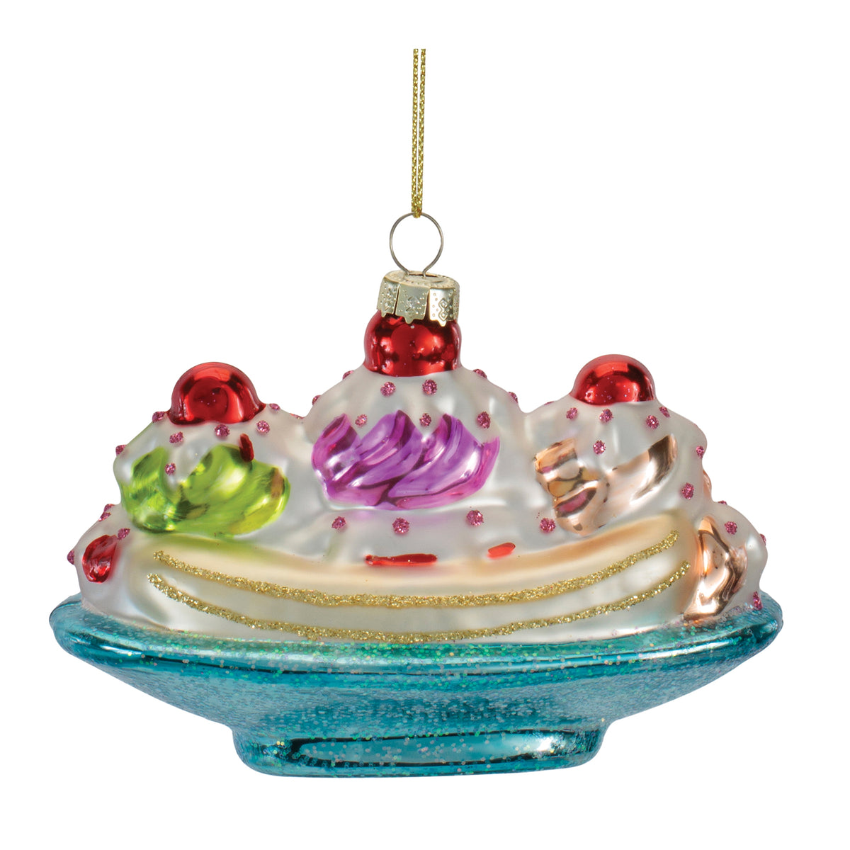 Banana Split Ornament