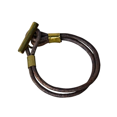 Dean Leather Toggle Bracelet - 7
