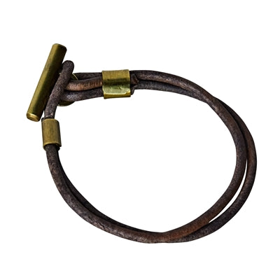Dean Leather Toggle Bracelet - 8