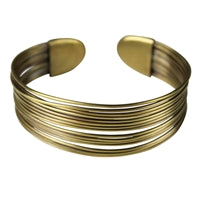 Nara Wire Cuff, Brass