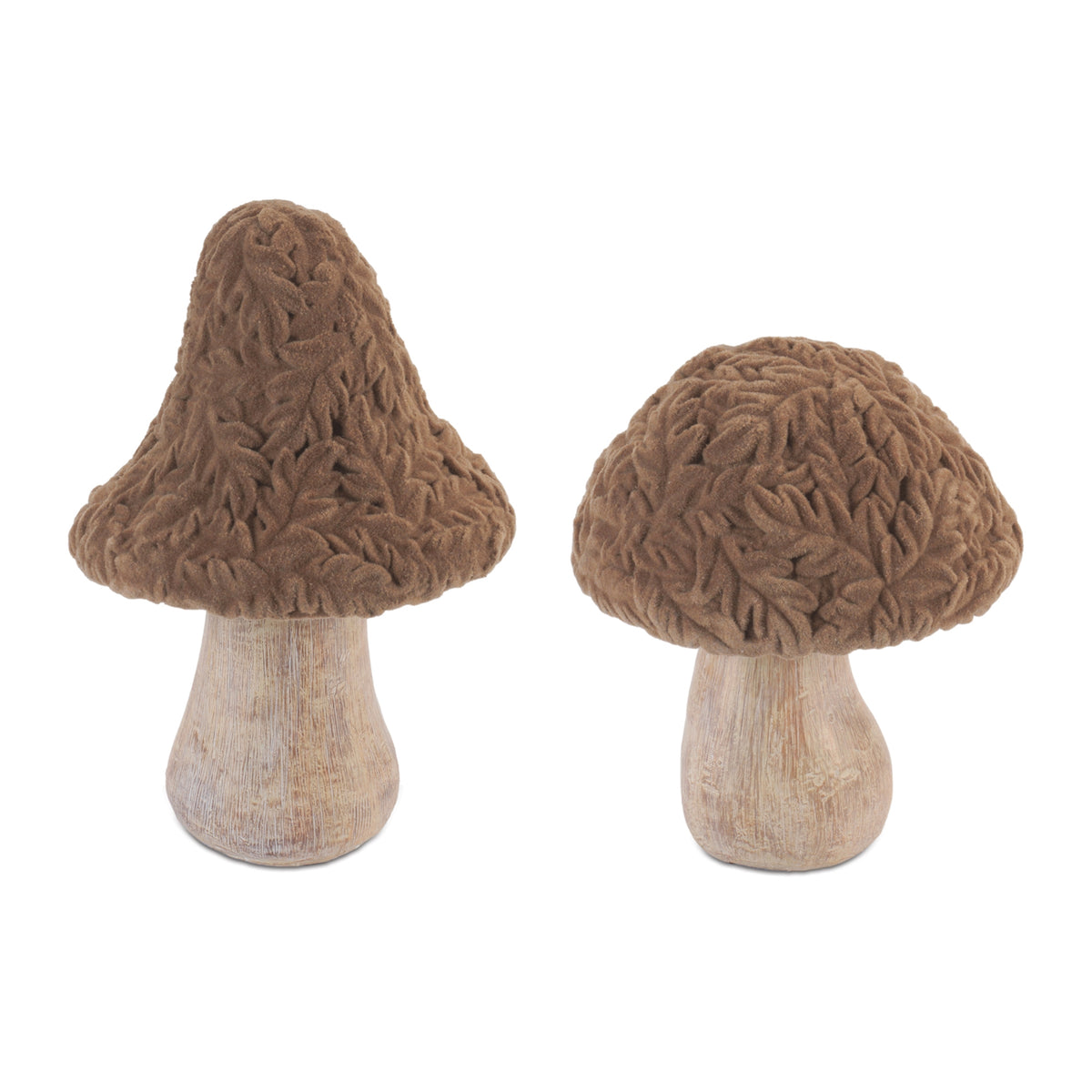 Mushroom w/Oak Leaves (S/2)