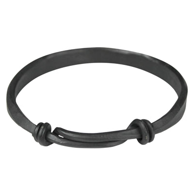 Bracelet with Knots, Black Iron
