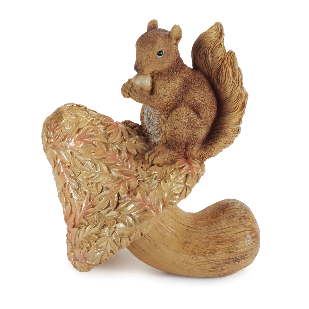 Squirrel on Mushroom