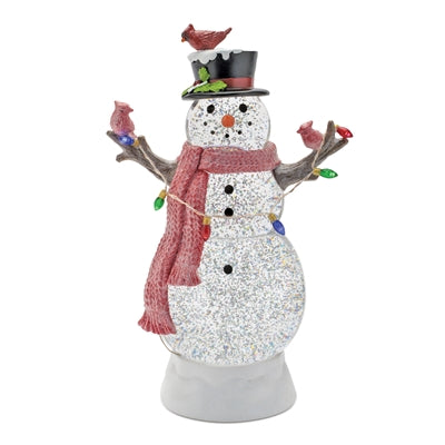 LED Snowman Globe w/Lights