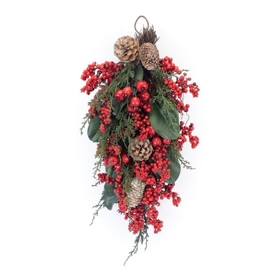 Pine and Berry Wall Swag