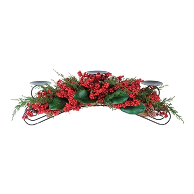 Pine and Berry Centerpiece