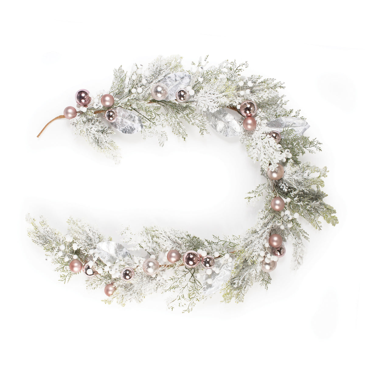 Pine and Ornament Garland