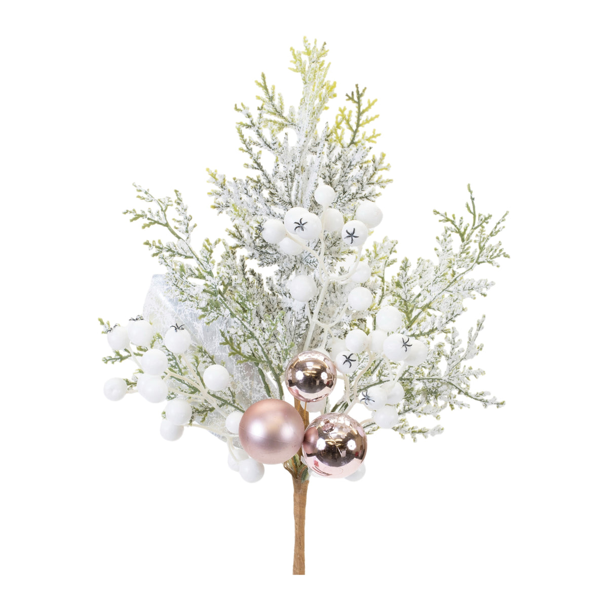 Pine and Ornament Spray