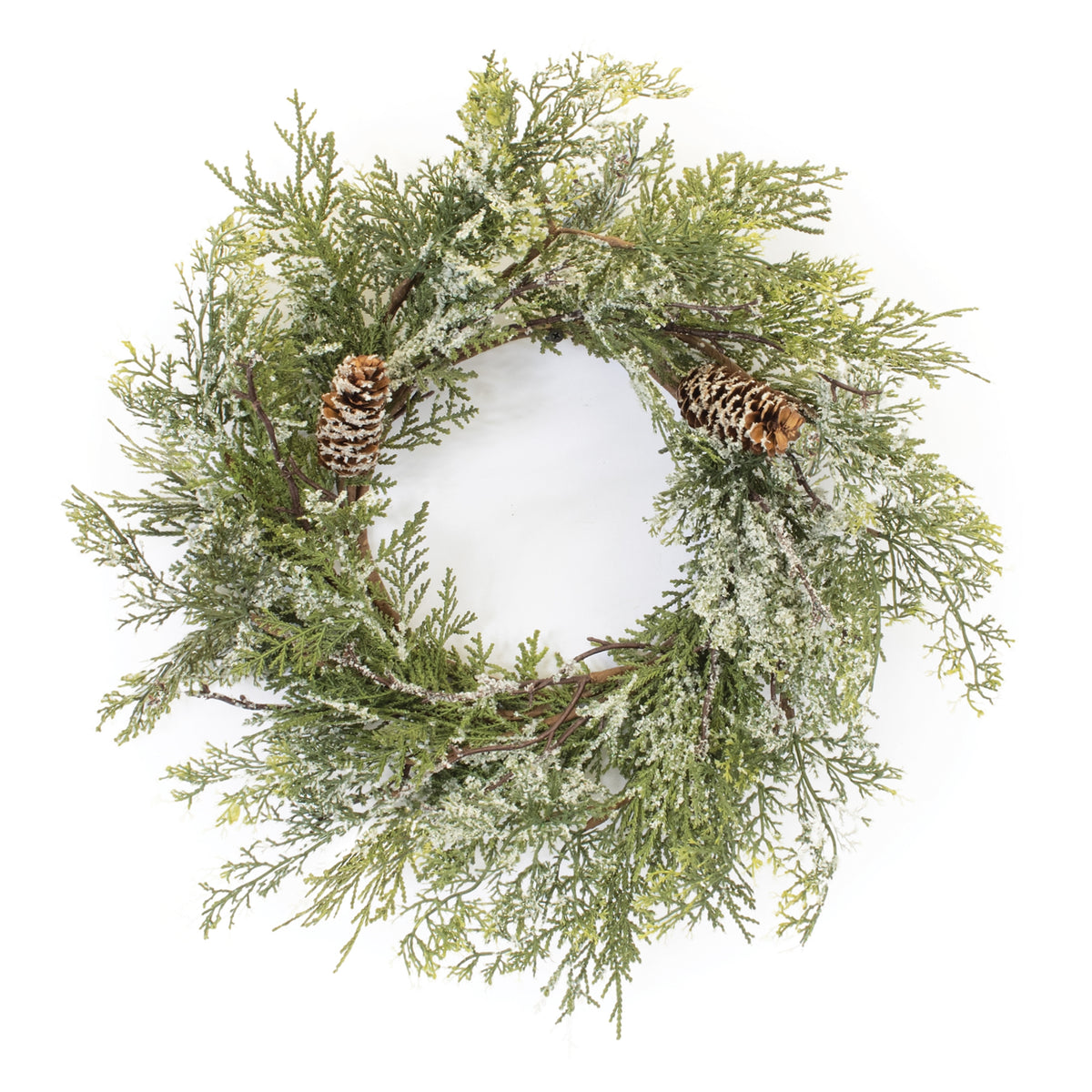 Iced Pine Wreath