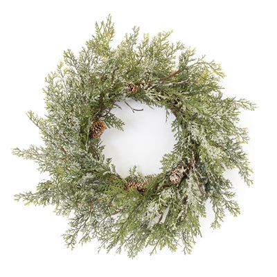 Iced Pine Wreath
