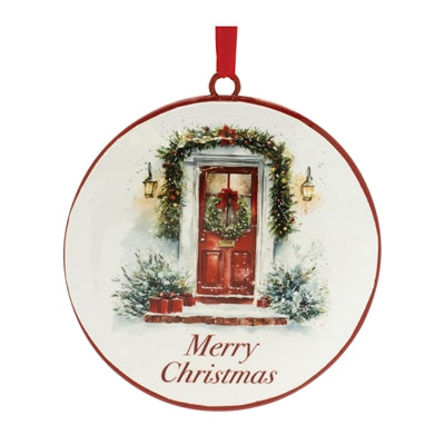 Merry Christmas Disc Ornament