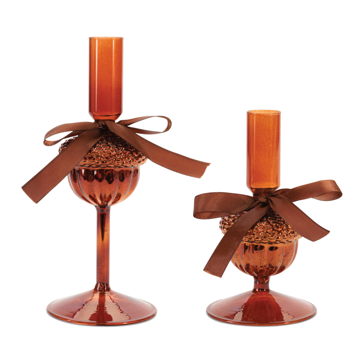 Acorn Candle Holder (S/2)