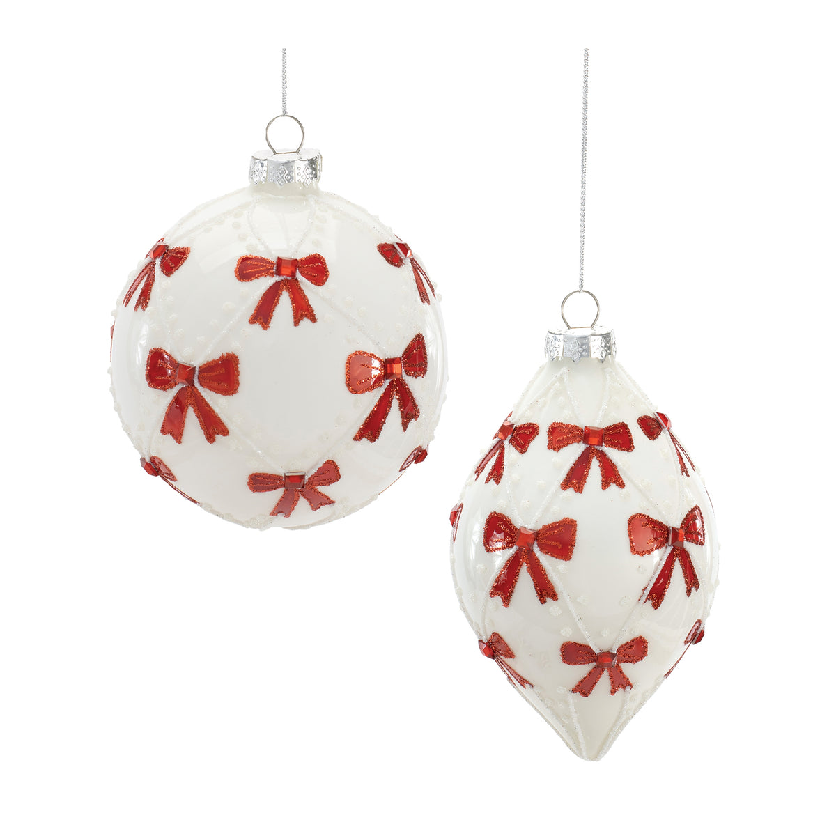 Ornament w/Bows (S/2)