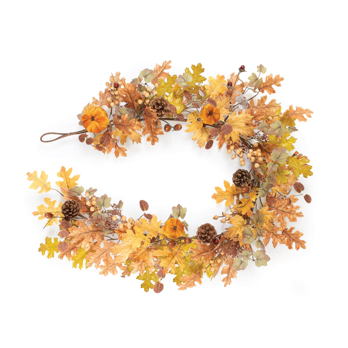 Pumpkin and Fall Leaf Garland