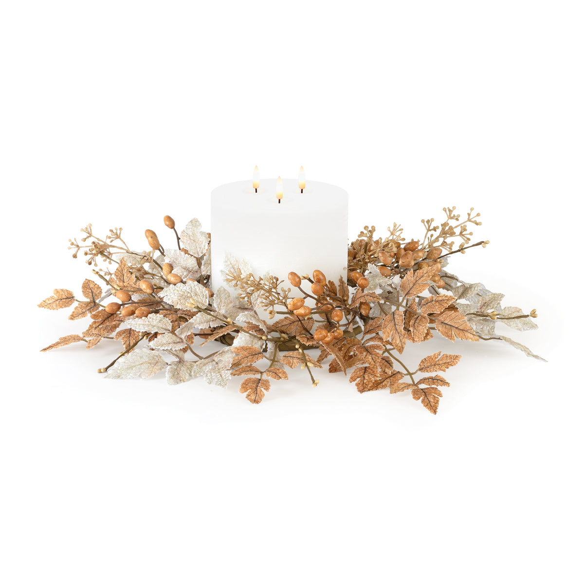 Fall Leaf Candle Ring