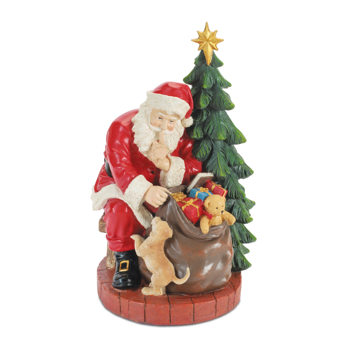 Santa and Christmas Tree