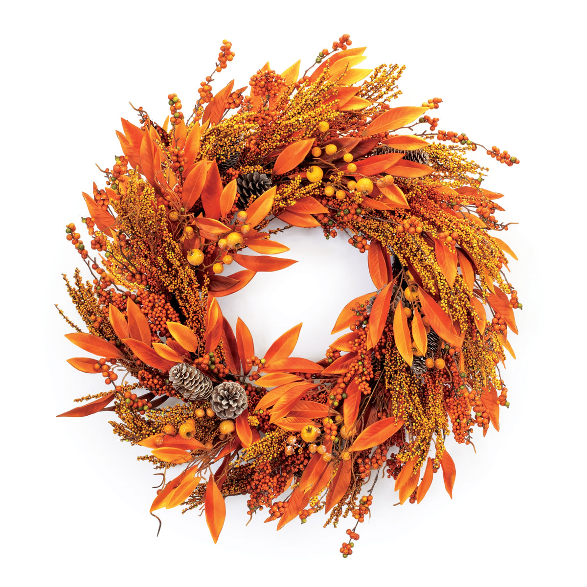 Fall Leaf and Berry Wreath