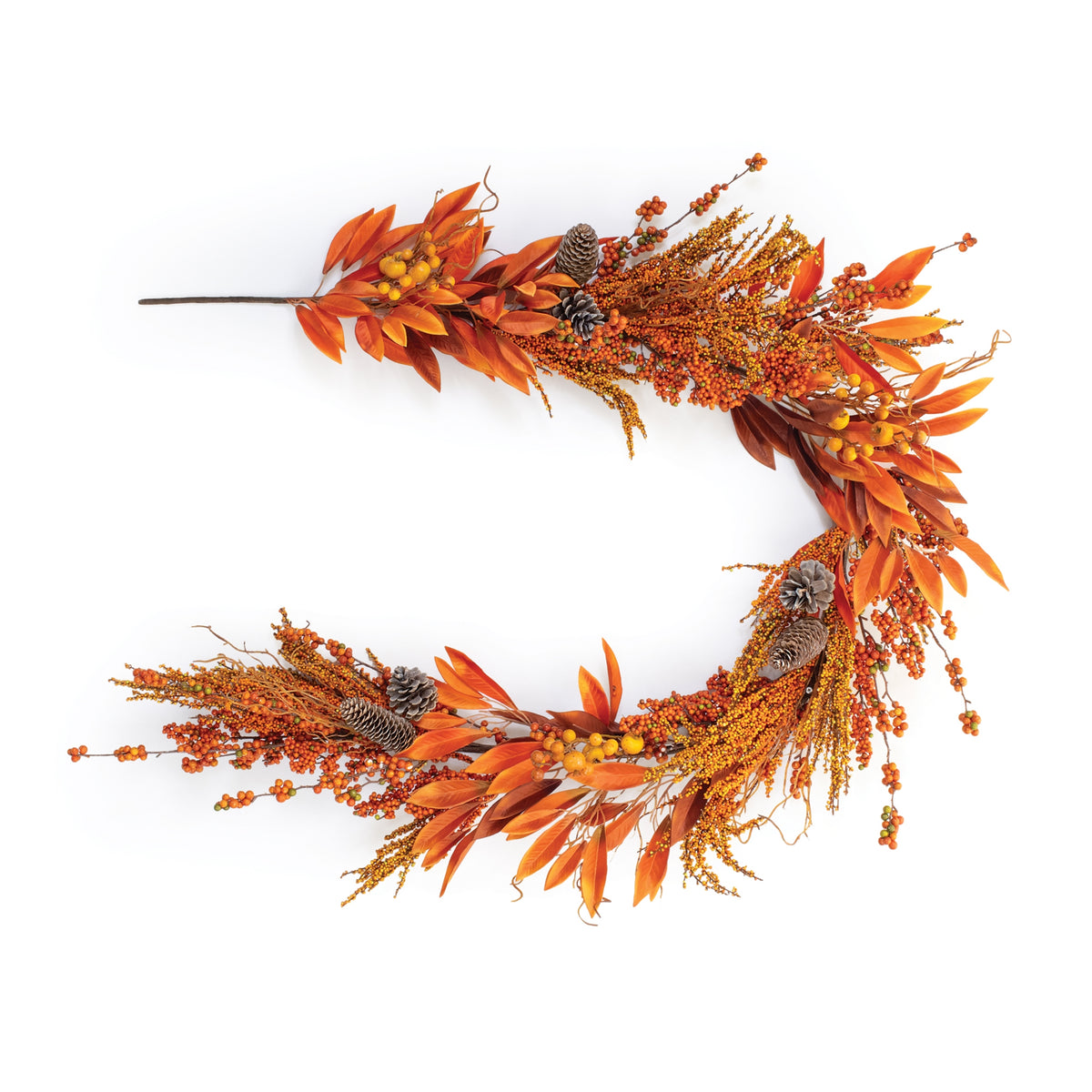 Fall Leaf and Berry Garland