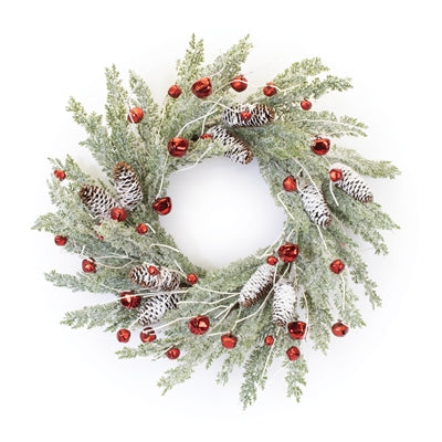 Pine w/Bells Wreath