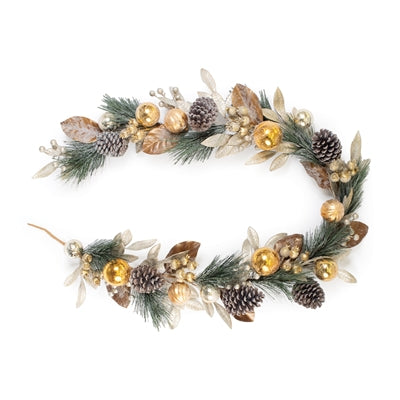 Pine w/Ornaments Garland
