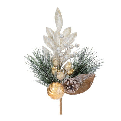 Pine w/Ornament Spray