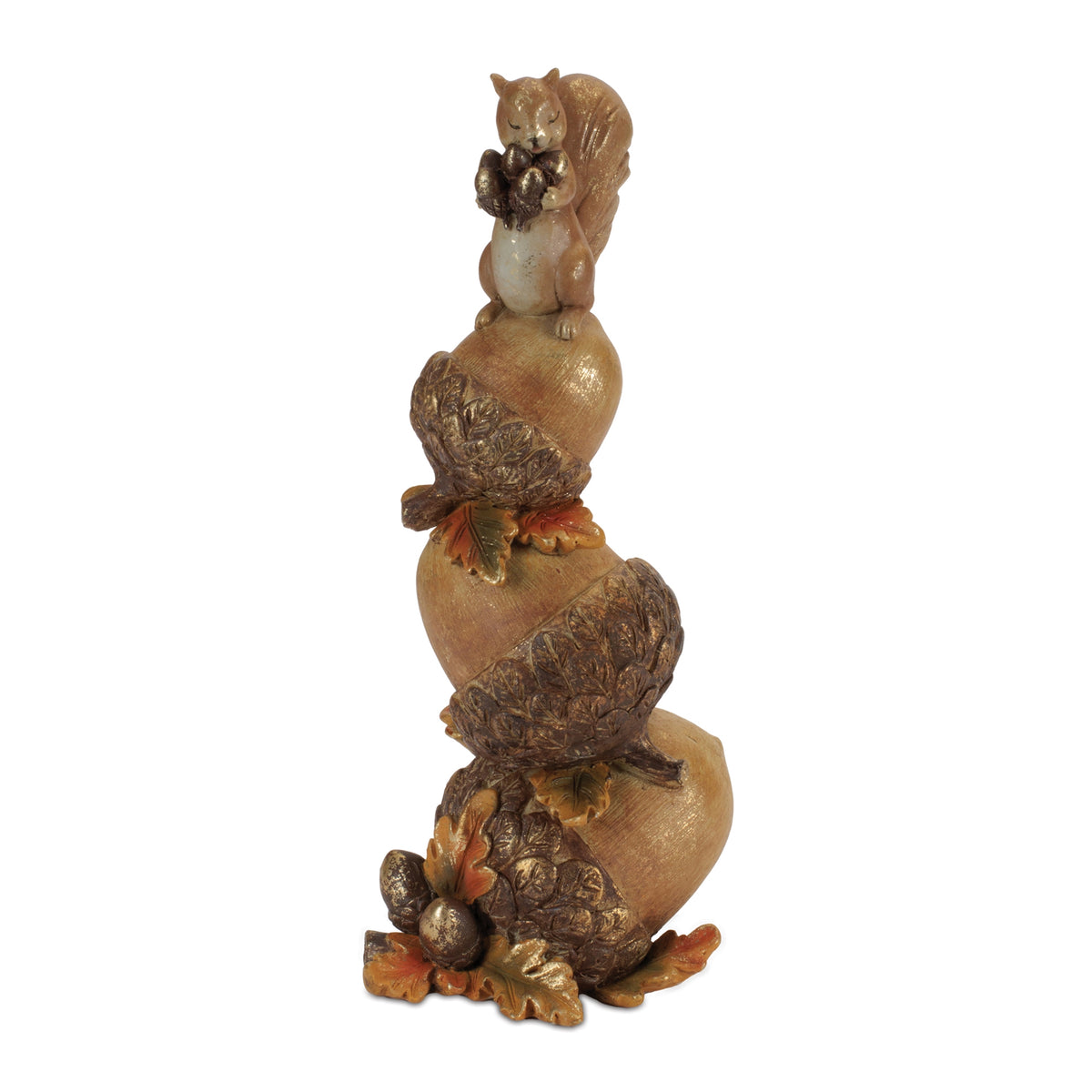 Squirrel on Acorn Stack