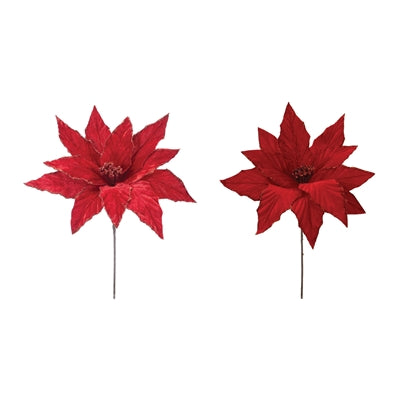 Poinsettia Pick (S/2)