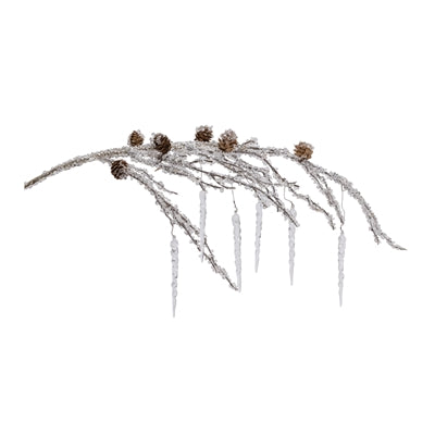Pine Cone w/Icicle Branch