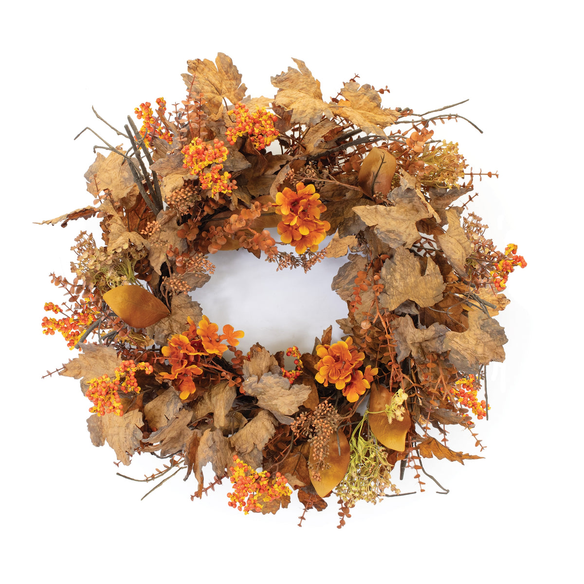 Mixed Fall Wreath