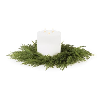 Cedar Candle Ring