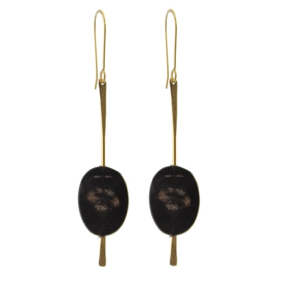 Sema Earrings - Dark Horn